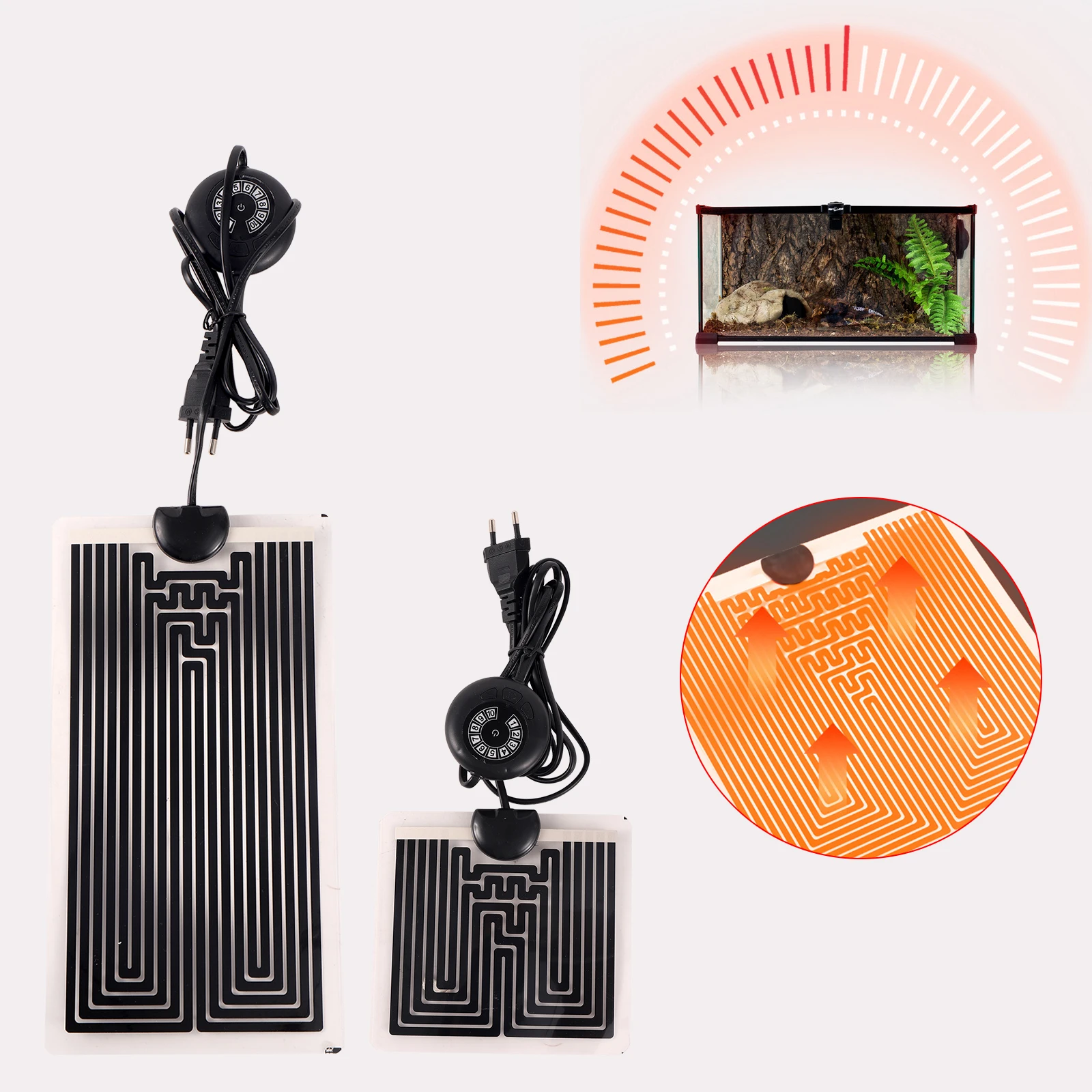 1 шт. электрогрелка для рептилий домашних животных электрическое одеяло