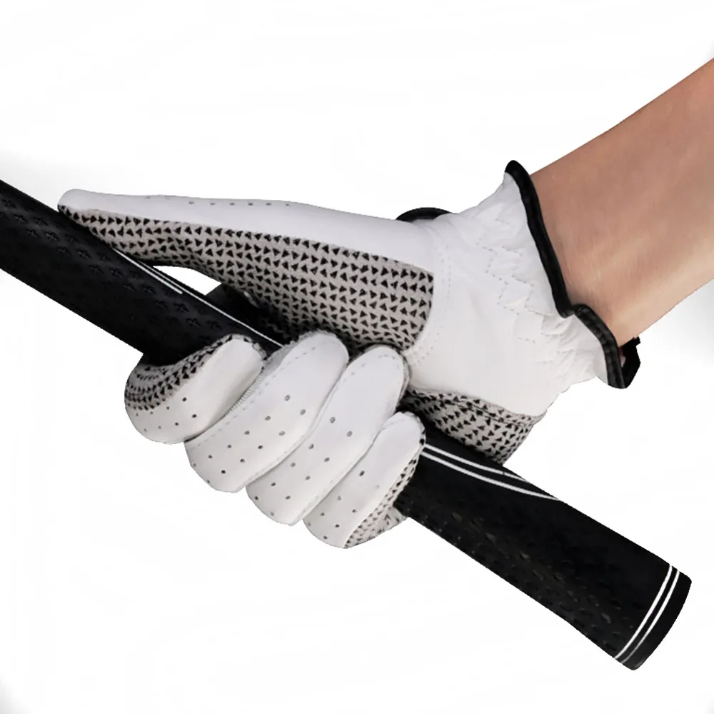 PGM Authentic Golf Gloves for Men Breathable Leather Sheepskin 1 Piece Men's Golf Gloves for Beginner Wearing Golf Accessories