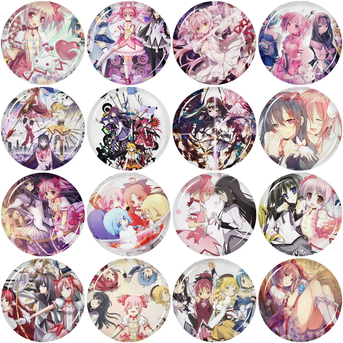 

Брошь Puella Magi Madoka Magica значок Miki Kaname Akemi брошь для шляпы лацкан мягкая булавка аниме коллекционные аксессуары для одежды