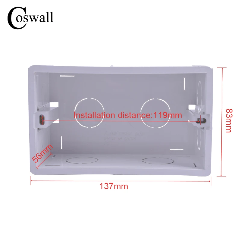 

COSWALL Коробка для выключателя и розетки