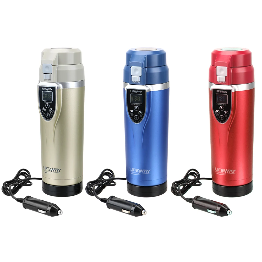 

Car Accessories Car Heating Cup Boiling Mug Vehicle Electric Kettle Adjustable Temperature Portable 12v Water Heater 350ML