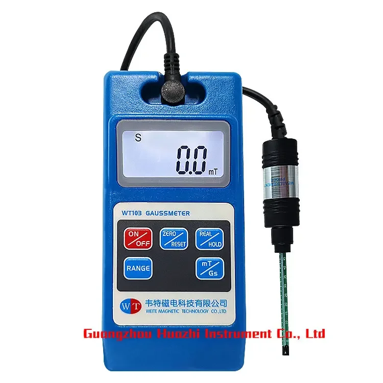 Гауссовый измеритель WT103 для обнаружения магнитных размеров магнитов 5 уровней