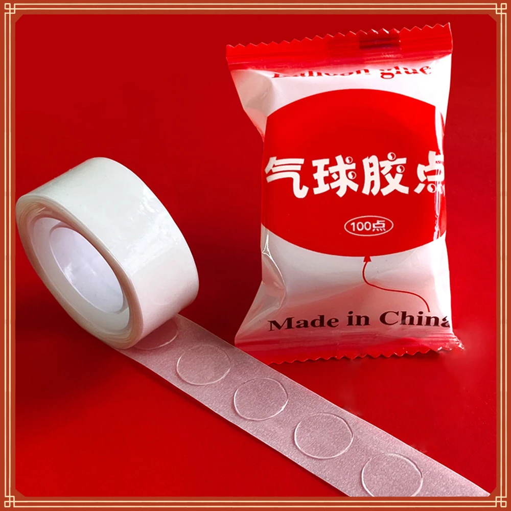 

Points Balloon Attachment Glue Dot Attach Balloons To Ceiling or Wall Balloon Stickers Birthday Party Wedding Decoration Sup