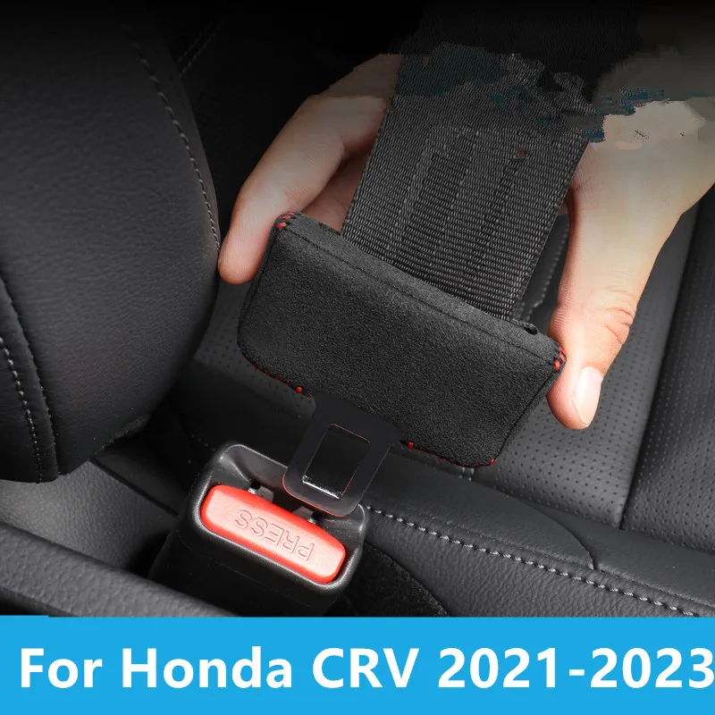 

For Honda CRV 2021-2023 1PC Car Seat Belt Buckle Plug Protective Cover Case Anti-Scratch Dust Prevention Auto accessories