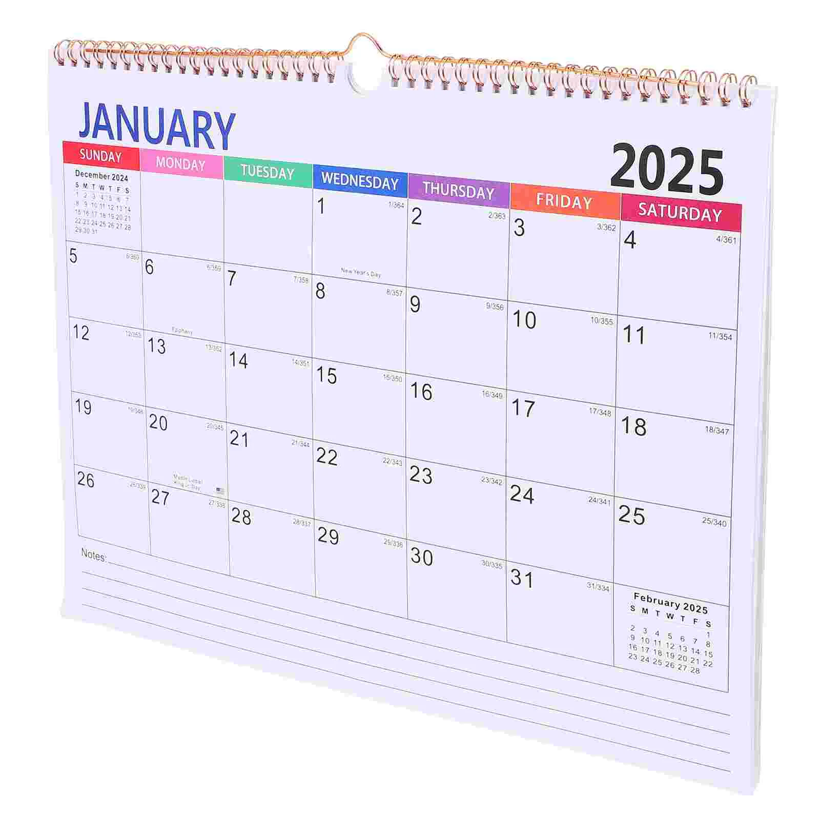 Настенный подвесной календарь удобный спиральный график простой стиль ручная