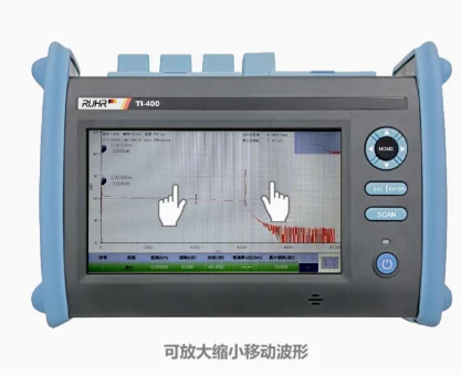 American TI-400 OTDR Optical Time Domain Reflectometer Display LCD Screen Touch Screen