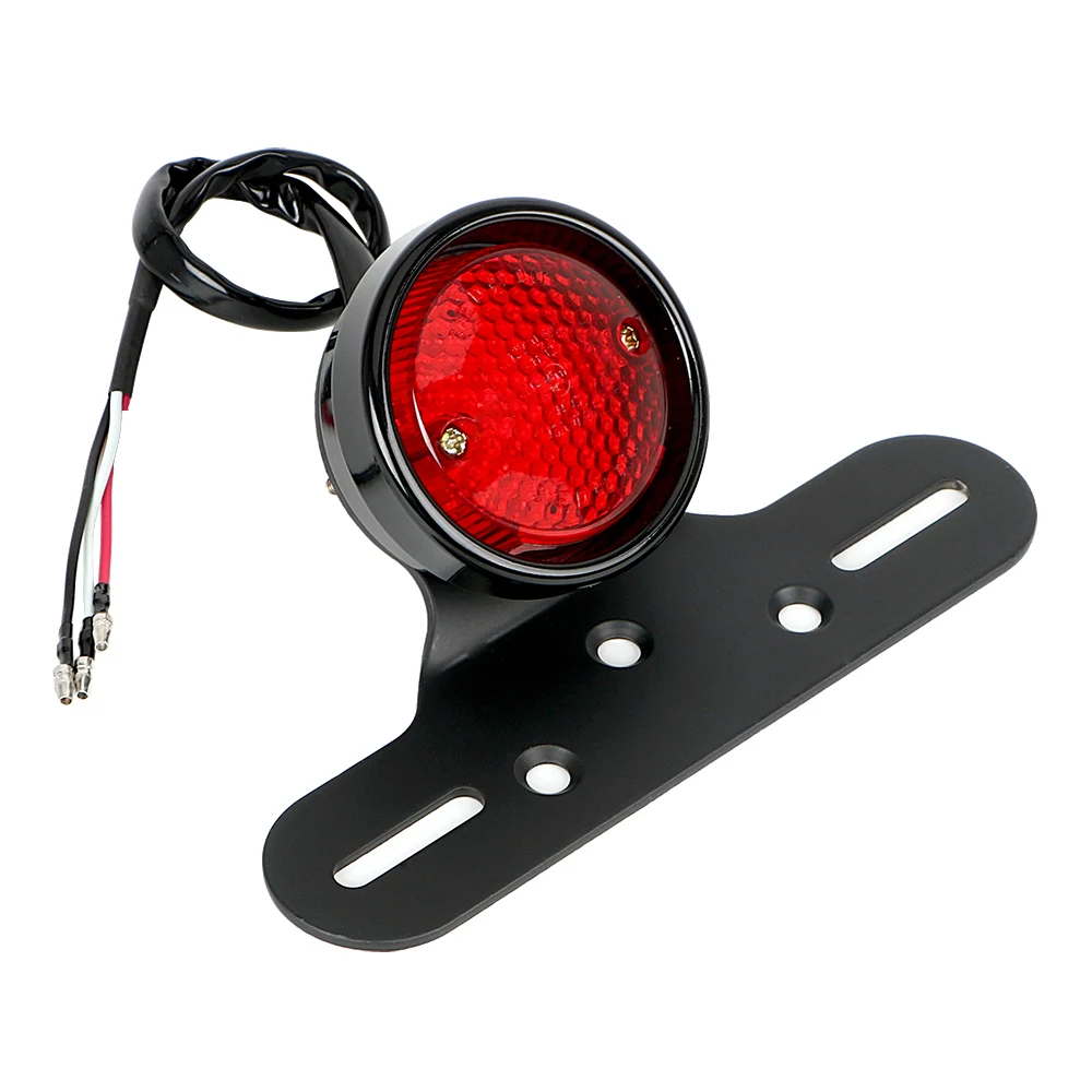 

Задние светодиодные фары для мотоцикла Chopper Bobber Cafe Racer Moto, задний стоп-сигнал для мотоцикла, аксессуары для мотоциклов