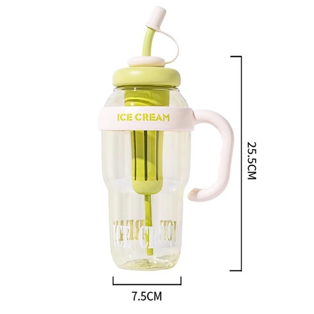 Портативная термостойкая чашка для льда большая емкость тонкий цилиндр