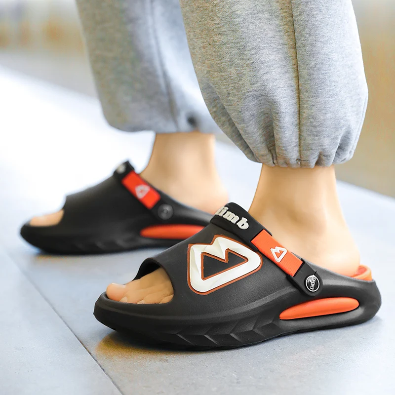 Сандалии мужские спортивные на толстой подошве Нескользящие Эва дышащие