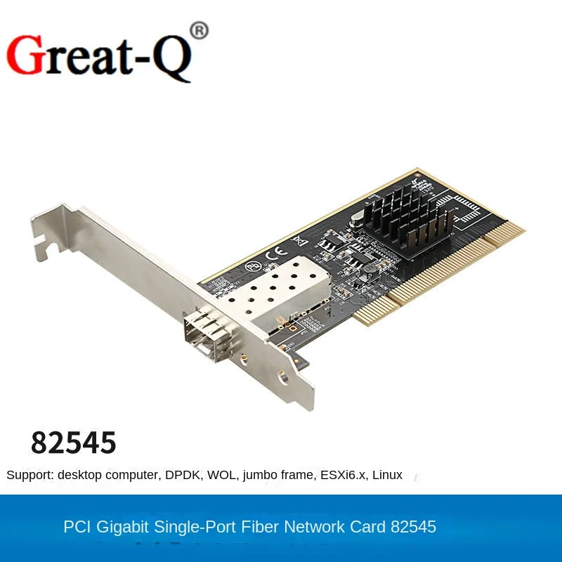 PCI Gigabit Fiber Network Card 82545 Desktop SFP адаптер для сервера