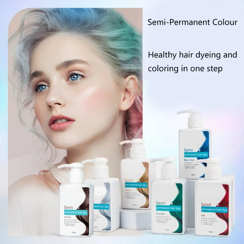 Полуперманентная краска для волос оттенок крем-краска уход за волосами