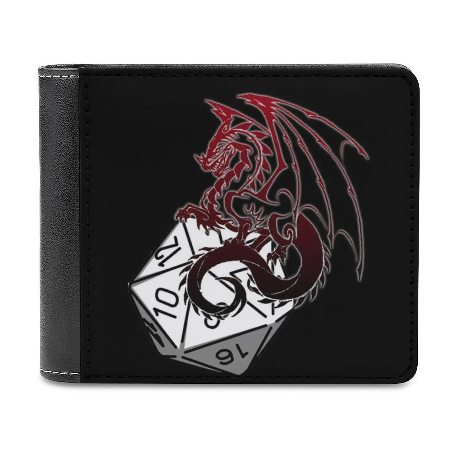 

Make Your Choice Leather Wallet Men's Wallet Diy Personalized Purse Father'S Day Gift D And D D20 Dnd Role Roleplay Role Play