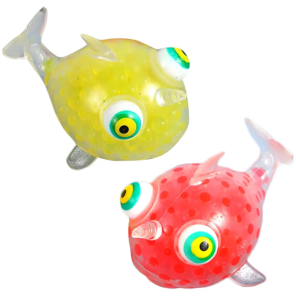 

Милые эластичные Компактные детские принадлежности для снятия стресса в форме рыбы, портативные домашние очаровательные