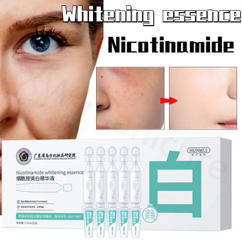 

Facial Whitening Essence Brightening and Hydrating To Improve Dark Yellow Fine Lines and Spots Nicotinamide Stock Solution