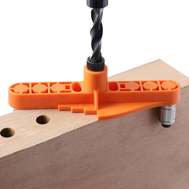 

Woodworking Dowel Jig Drill Guide Kit 6/8/10mm Center Scriber Locator Wood Hole Drill Jig For Straight Holes Woodworking Tools