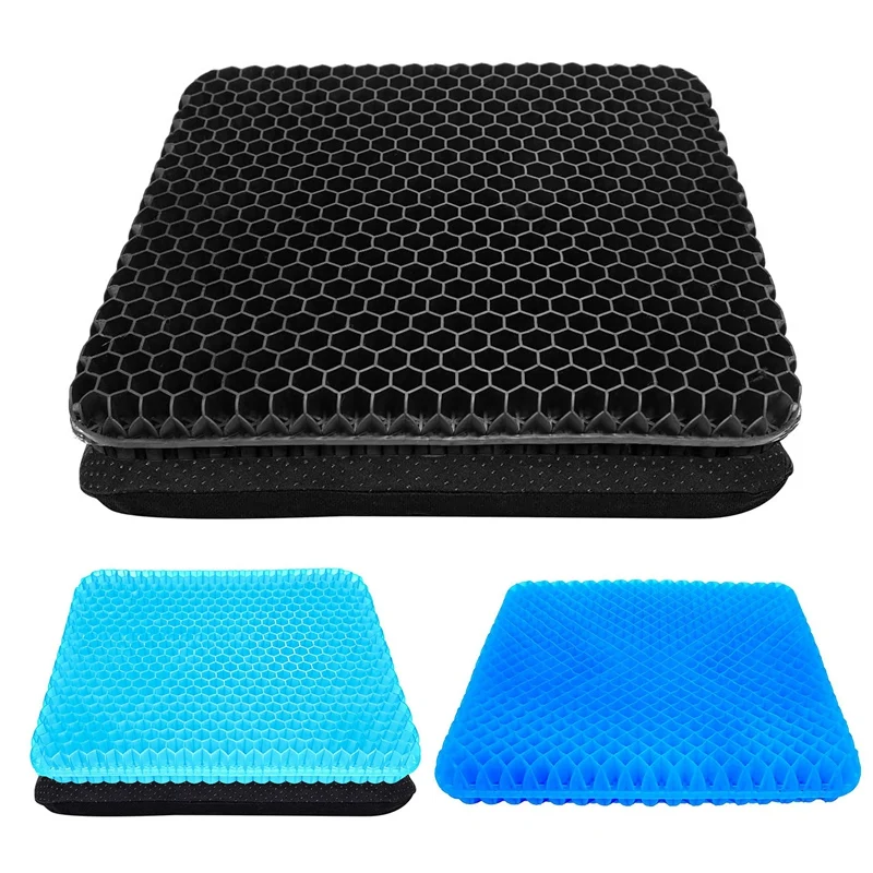 

Gel Seat Cushion Orthopedic Seat Cushion with Non-Slip Fabric Cover Breathable Chair Cushion for Chair,Car