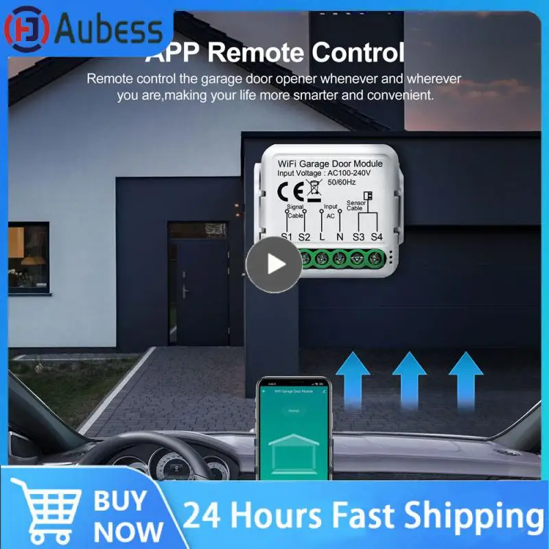 

-10℃-+40℃ Garage Door Switch App Remote Control Intelligent Garage Door Opener Hands-free Intelligent And Convenient. Controller