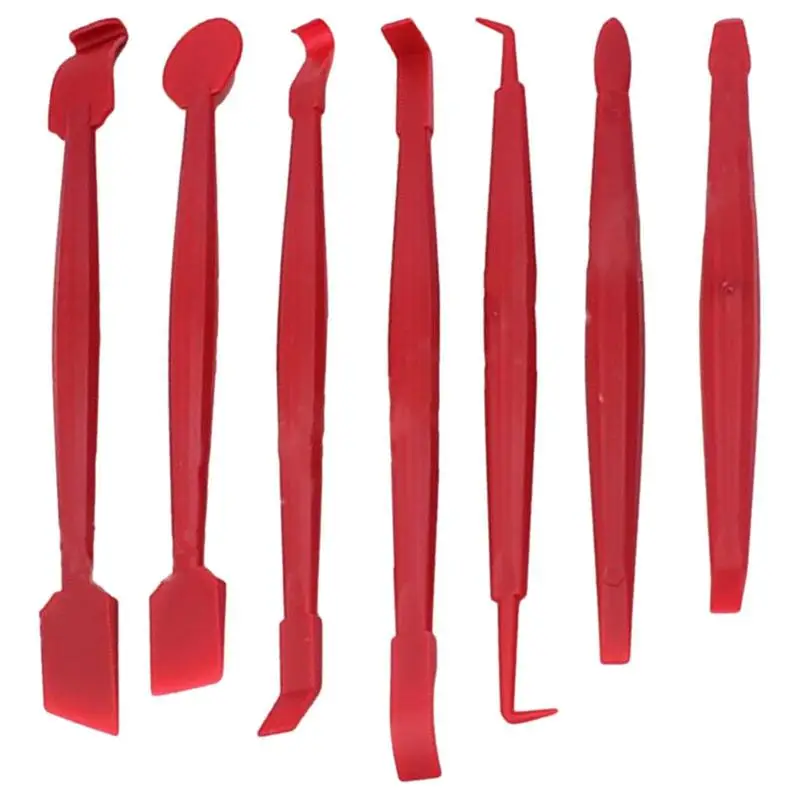 

7 шт., скребок для нанесения наклеек на автомобиль