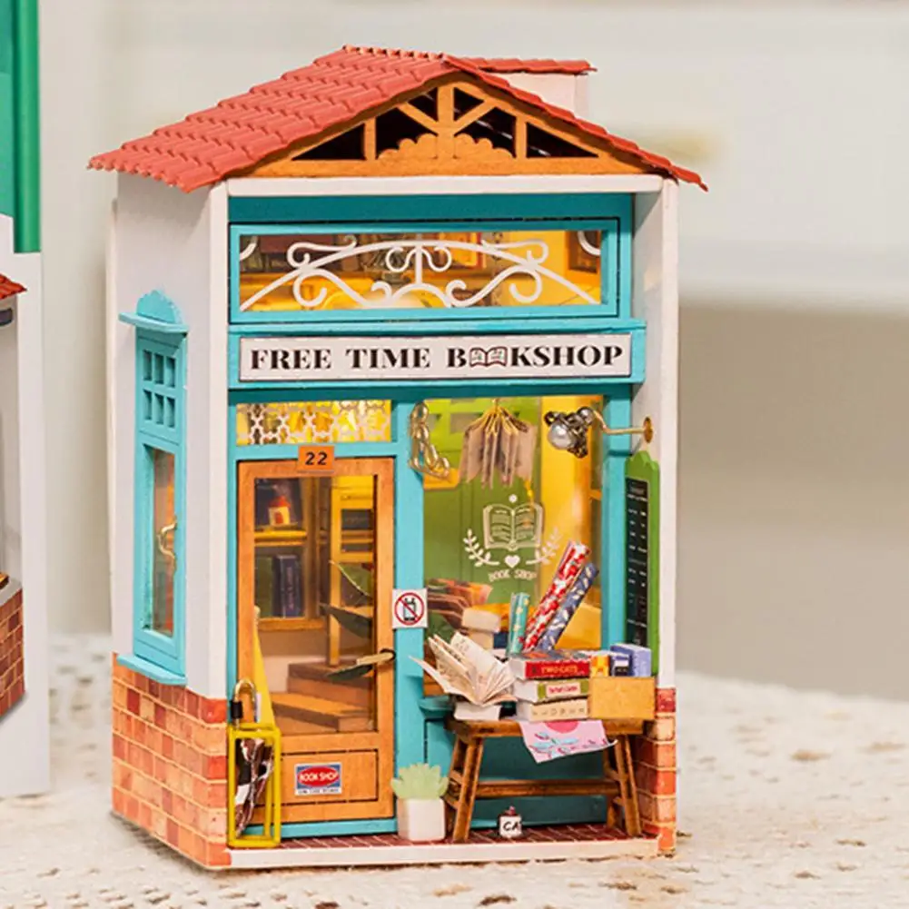 

Разные стили, забавные пластиковые игрушечные домики для творчества «сделай сам», широкое применение для коллекции