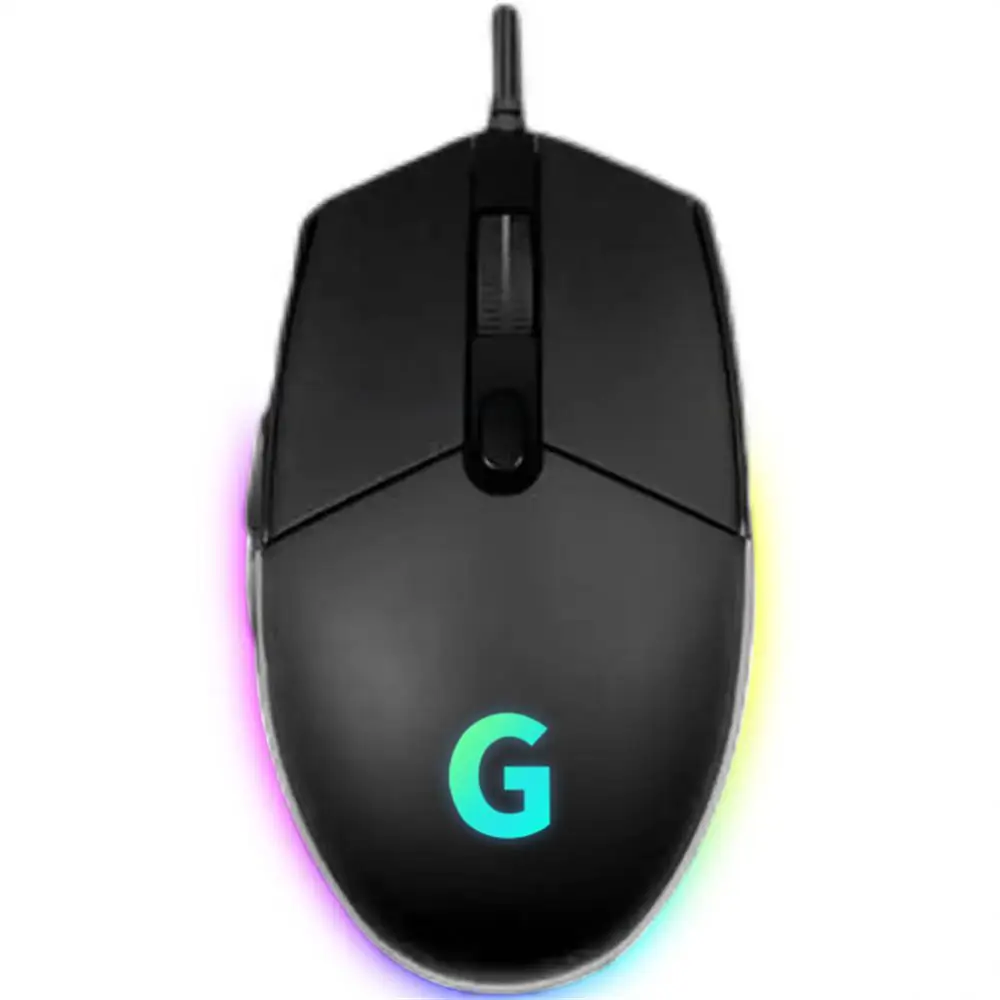 

G102 Upgraded Version 6 Buttons LED Backlit Gamer Office Business Gaming Wired Mouse Devices For PC Computer Laptop Accessories