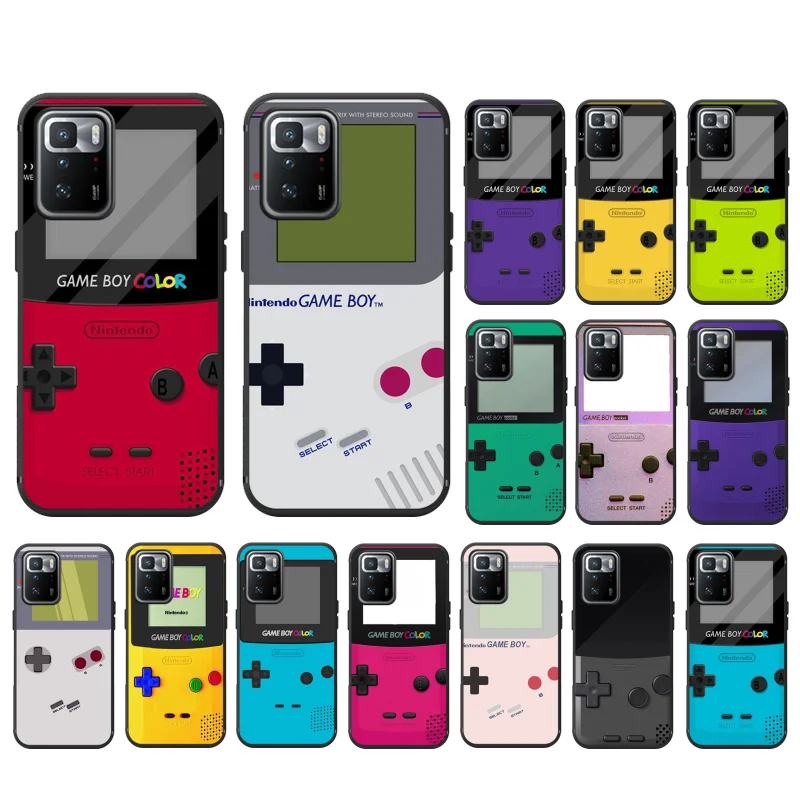 

Phone Case For Xiaomi Redmi Note 11 10 Pro Note 8 Pro 9Pro Note9 9S 10S 9T Redmi 10 9C 9A Game Boy Color Funda Coque Case