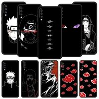 naruto anime akatsuki uchiha phone case for samsung galaxy a12 a32 a50 a70 a20e a20s a10 a10s a22 a30 a40 a52s a72 5g a02s cover