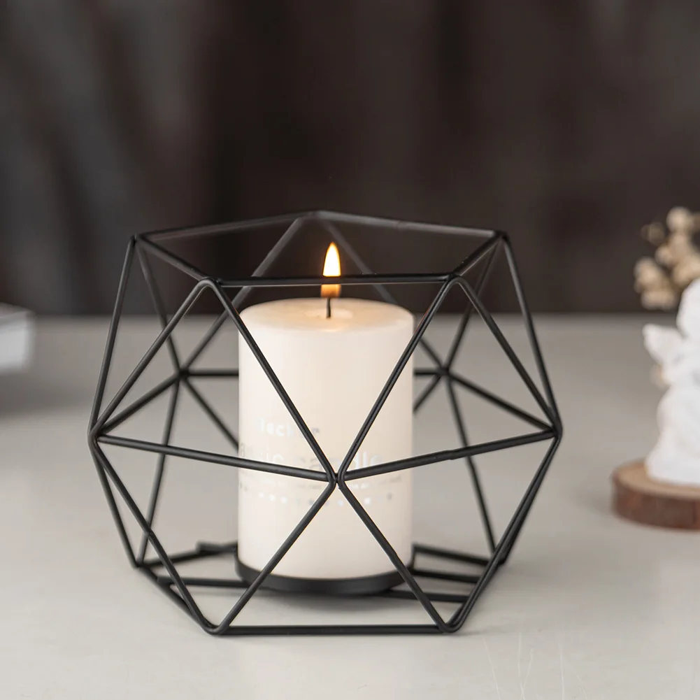 

Candlestick Candle Holder Home Wedding Party Compact Decorative Geometric Great Ornaments Housewarming Present
