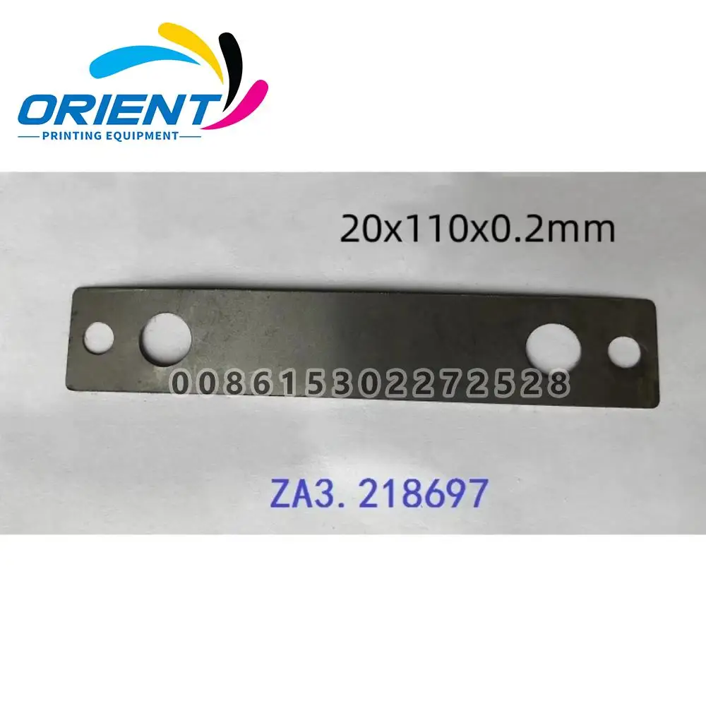 

5Pcs ZA3.218697 Steel Sheet For Polar Paper Cutting Machine Ploar Guillotine Polar Cutter Machine Parts