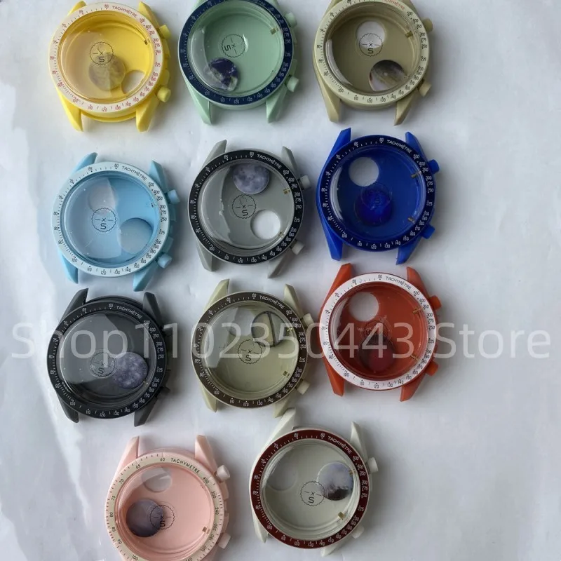 

Ремешок мужской нейлоновый 20 мм для часов Omega X Swatch, комплект мужских наручных часов с кварцевым механизмом и циферблатом 40 мм