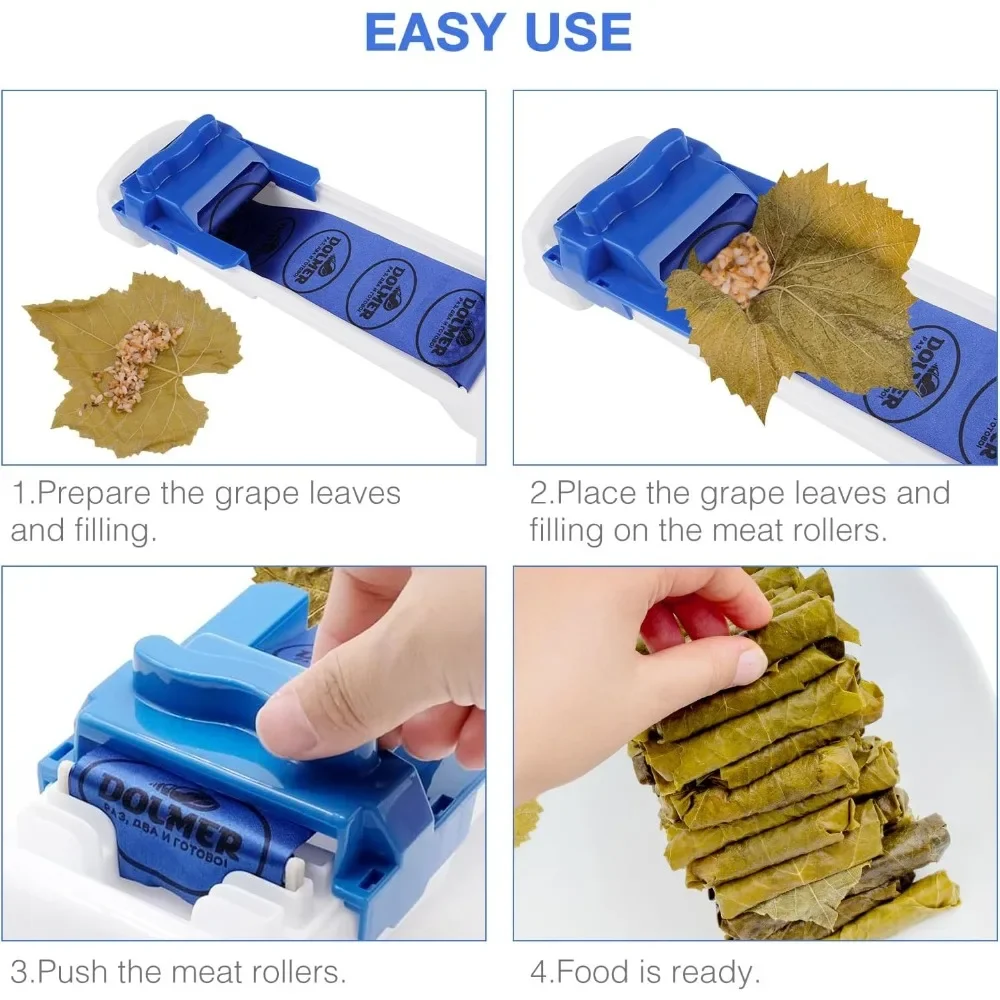 1 шт. машина для рулетов виноградных листьев барабанов овощей инструменты мяса