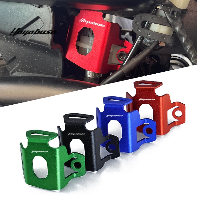 

HAYABUSA LOGO For SUZUKI HAYABUSA Motorcycle CNC Rear Brake Fluid Reservoir Guard Cover Oil Tank Cup Protection Accessories