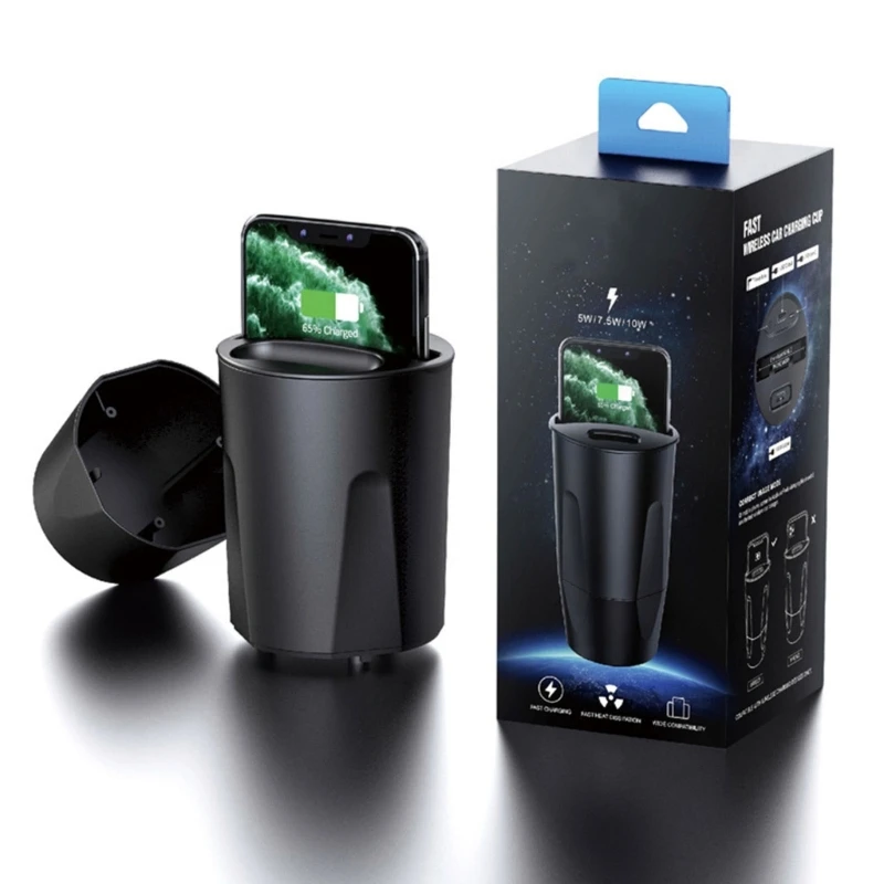 

Быстрое беспроводное автомобильное зарядное устройство USB беспроводное устройство для телефона