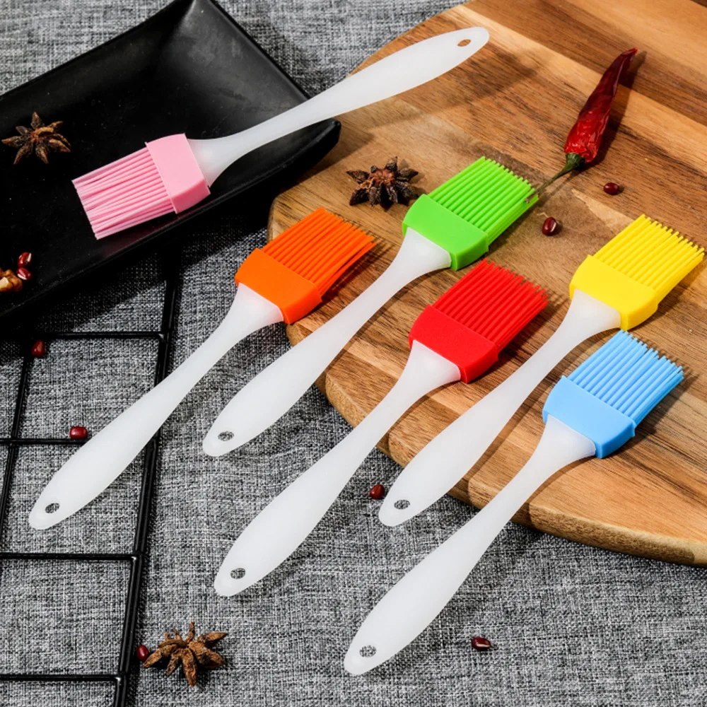 

Spot Silica Gel Small Sweep Detachable Silica Gel Barbecue Brush DIY Barbecue Brush Baking Brush Kitchen Tools Accessories