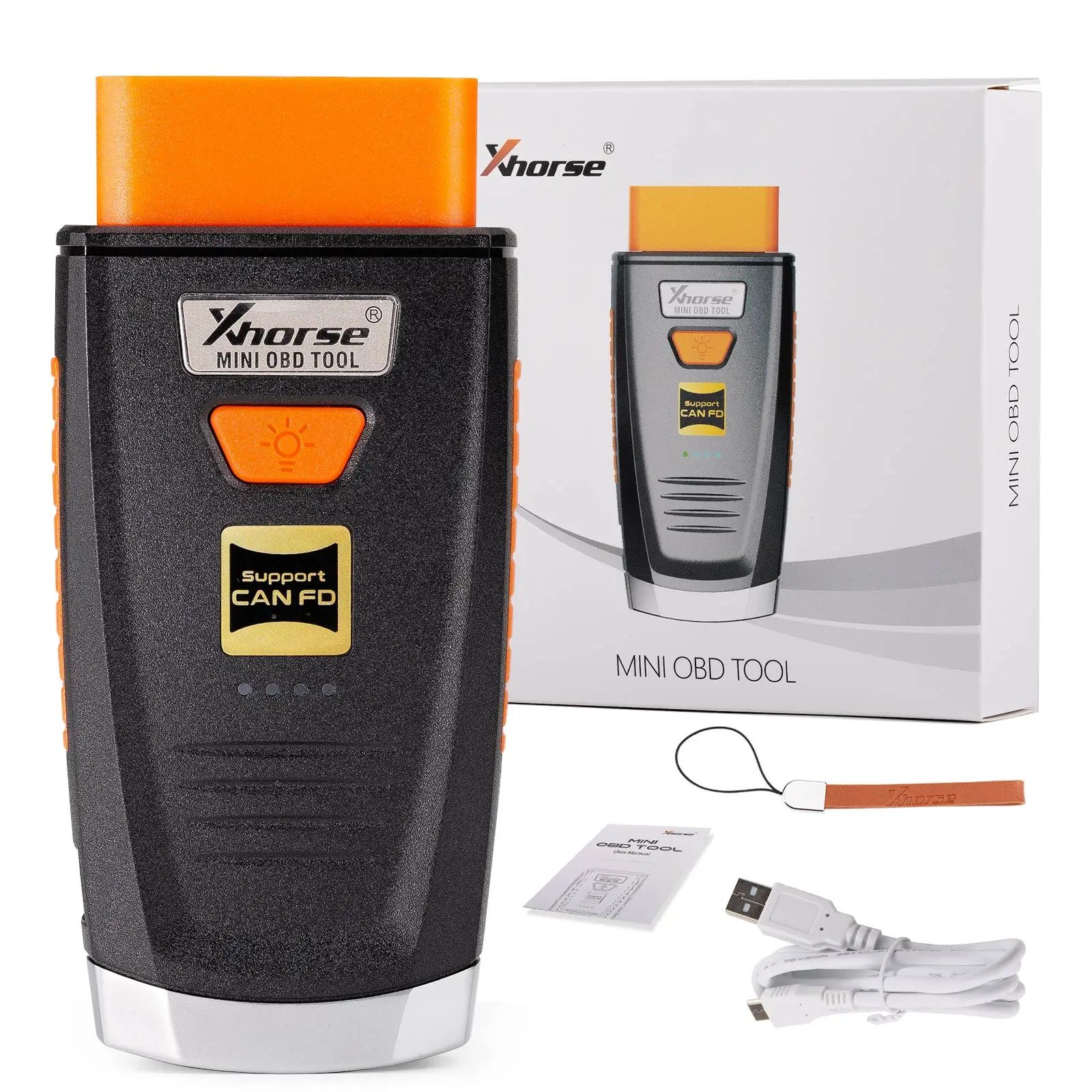 XHORSE MINI OBD ИНСТРУМЕНТ 2024 V2 XDMO20 Поддержка программирования CANFD IMMO работает с