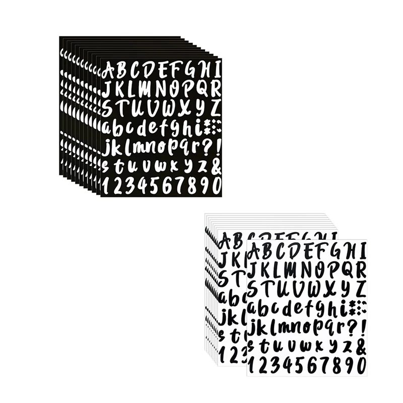 

720 шт., самоклеящиеся виниловые наклейки в виде букв алфавита