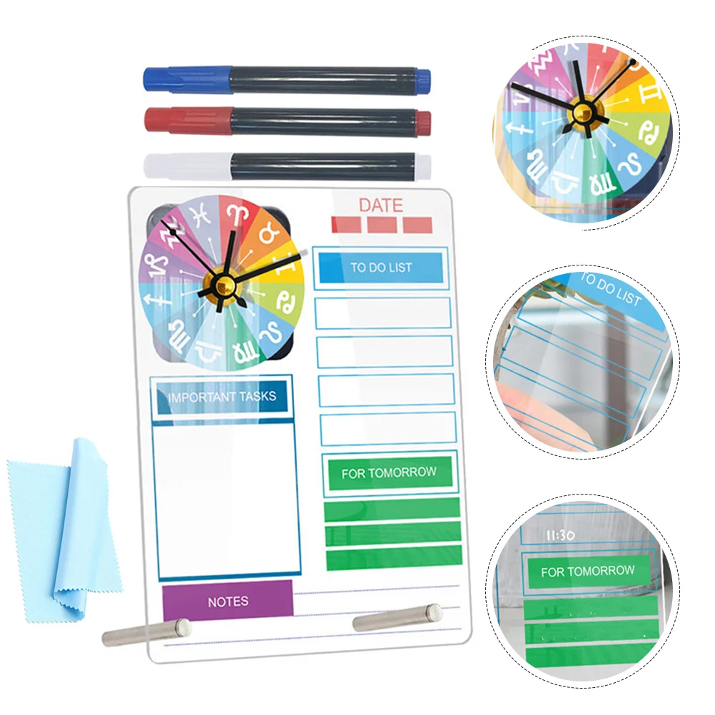 

Decorations Home Whiteboard Desk Writing House Desktop Dry Erase Acrylic Planner