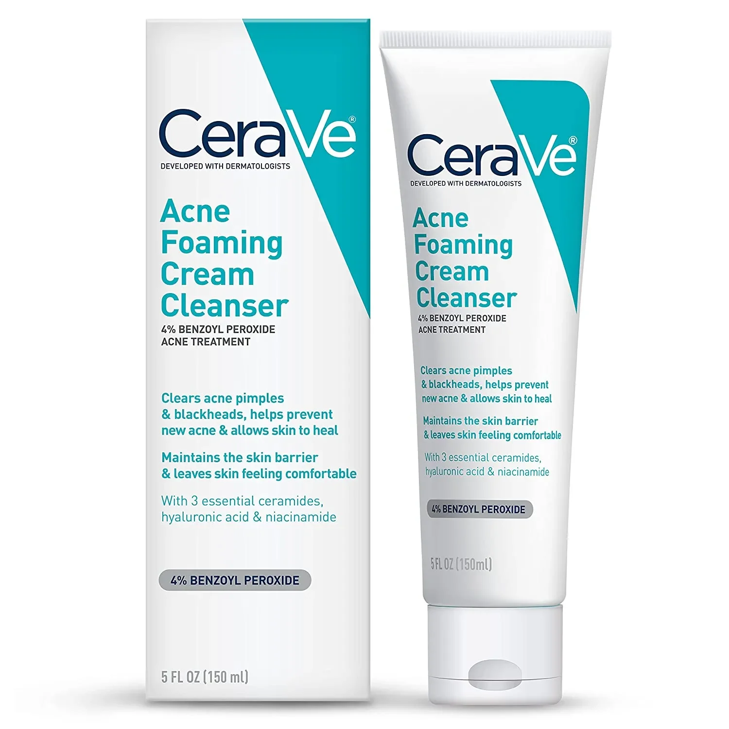 

CeraVe, масло от акне, средство для мытья лица, крем Niacinamide с гиалуроновой кислотой, формула без запаха