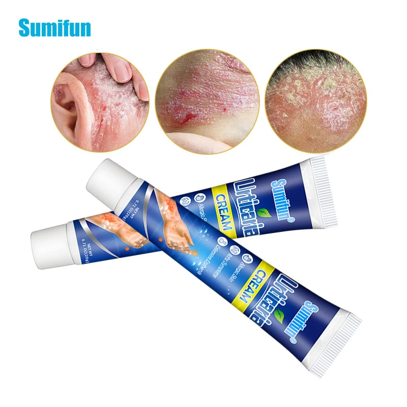 

1/2/3Pcs Urticaria Cream Herbal Antibacterial Psoriasis Treatment Ointment Itchy Skin Relieve Eczema Anti-Itch Health Care