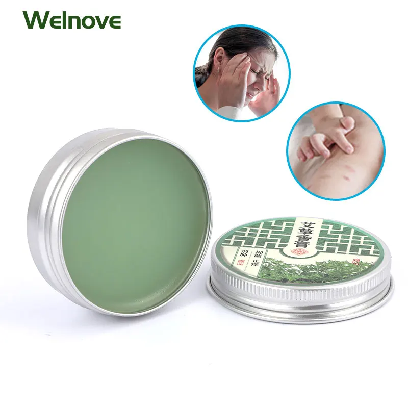 

30G Wormwood Itching Cream Antibacterial Treatment Skin Burns Mosquito Bites Antiviral Swelling Sprains Headaches Ointment