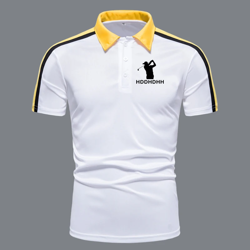 

HDDHDHH брендовая летняя новая мужская рубашка-поло с коротким рукавом Повседневная Модная молодежная Удобная дышащая футболка