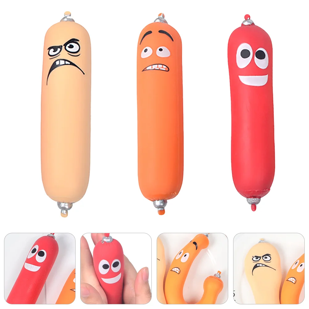 

3pcs Simulation Sausage Vent Toys Creative Decompression Toys Toy