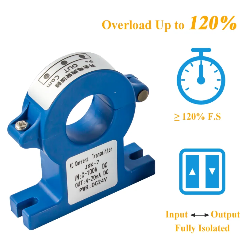Датчик тока постоянного Холла передатчик от 0 до 400 А 4 20 мА датчик переменного 0-600