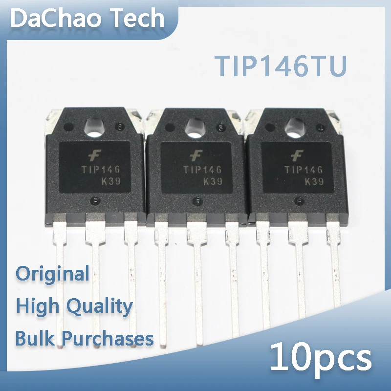

10 шт., TIP146TU, 80 В, 10 А, 125 Вт, оригинальный новый импульсный транзистор