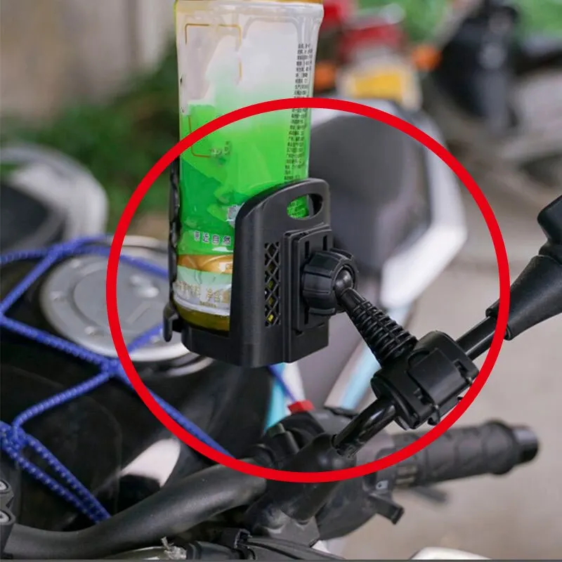 

Motorcycle Quick Release Bottle Holder 360 Degrees Universal Rotation Cup Bottle Holder For Bicycle Wheelchair