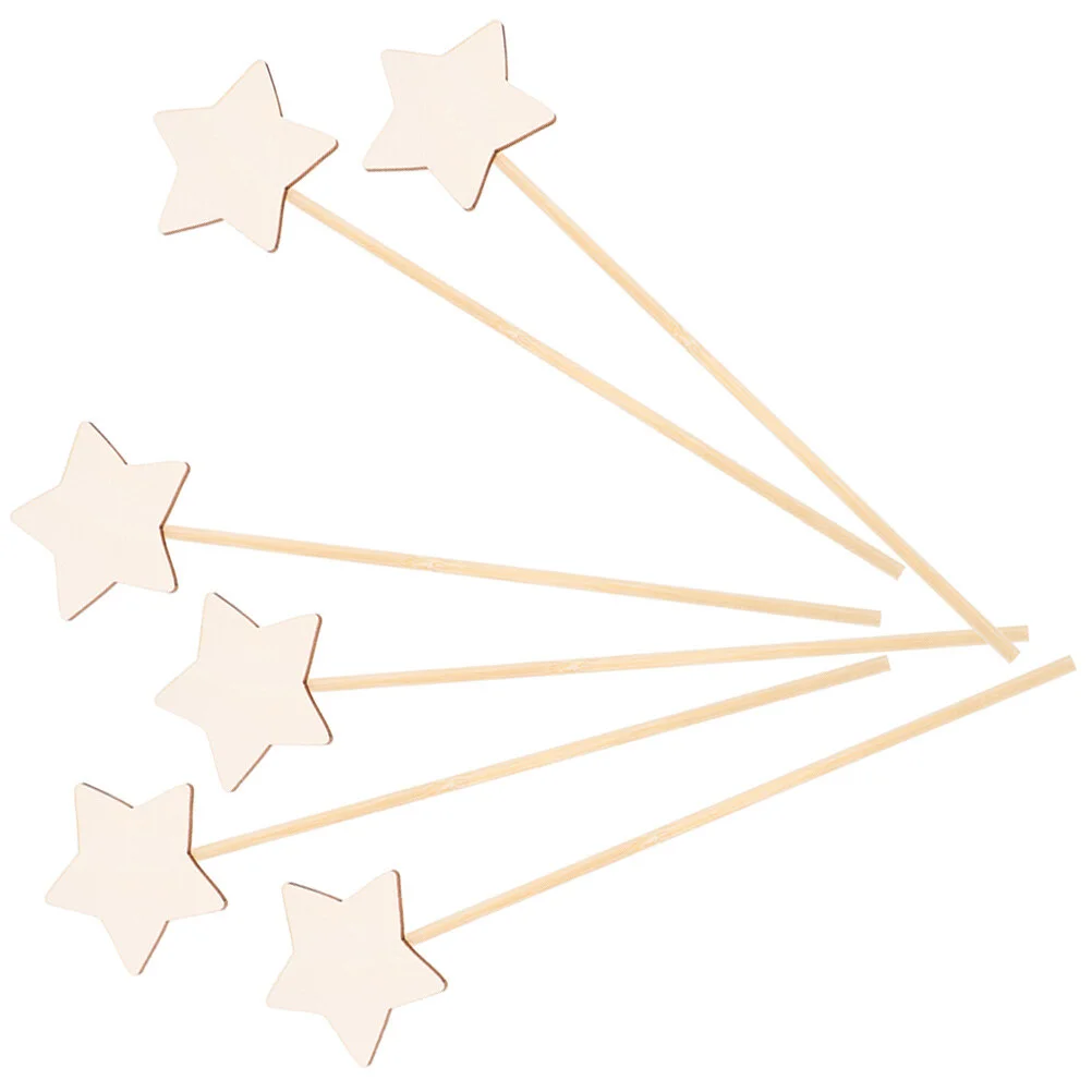 

Accessories Fairy Wands Girls Sticks Painting Children Painted Toy Coloring Graffiti Wood