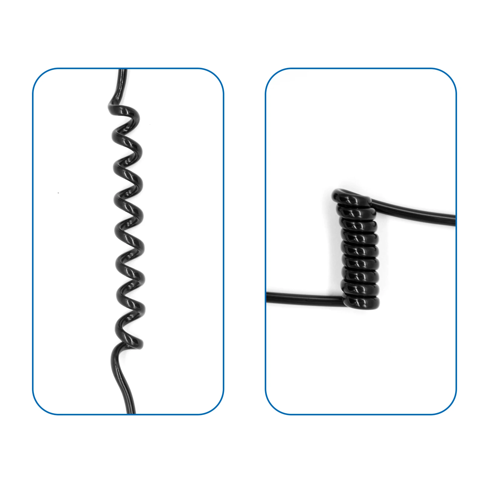 10PCS Headset Covert Acoustic Air Coil Audio Tube with Earbuds Compatible for Motorola Kenwood Icom Yaesu Two Way Radio Earpiece