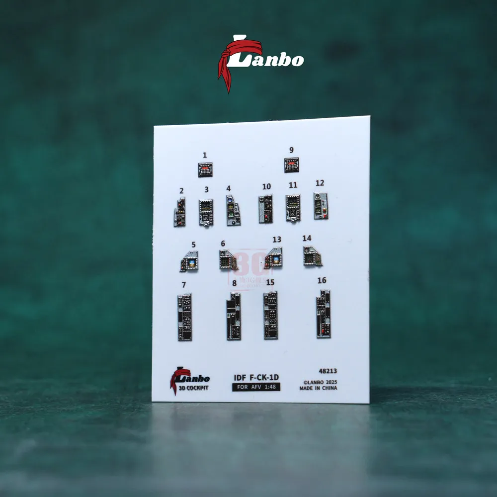 Фото Цветной 3D-набор приборной панели Lanbo 48213 F-CK-1D, для аксессуаров AFV Club DIY 1/48 №2