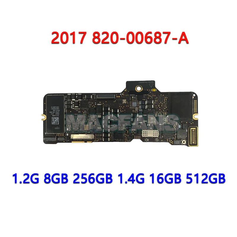 Протестированная материнская плата A1534 1 2 ГГц 820-00687-A для MacBook Retina 12 дюймов