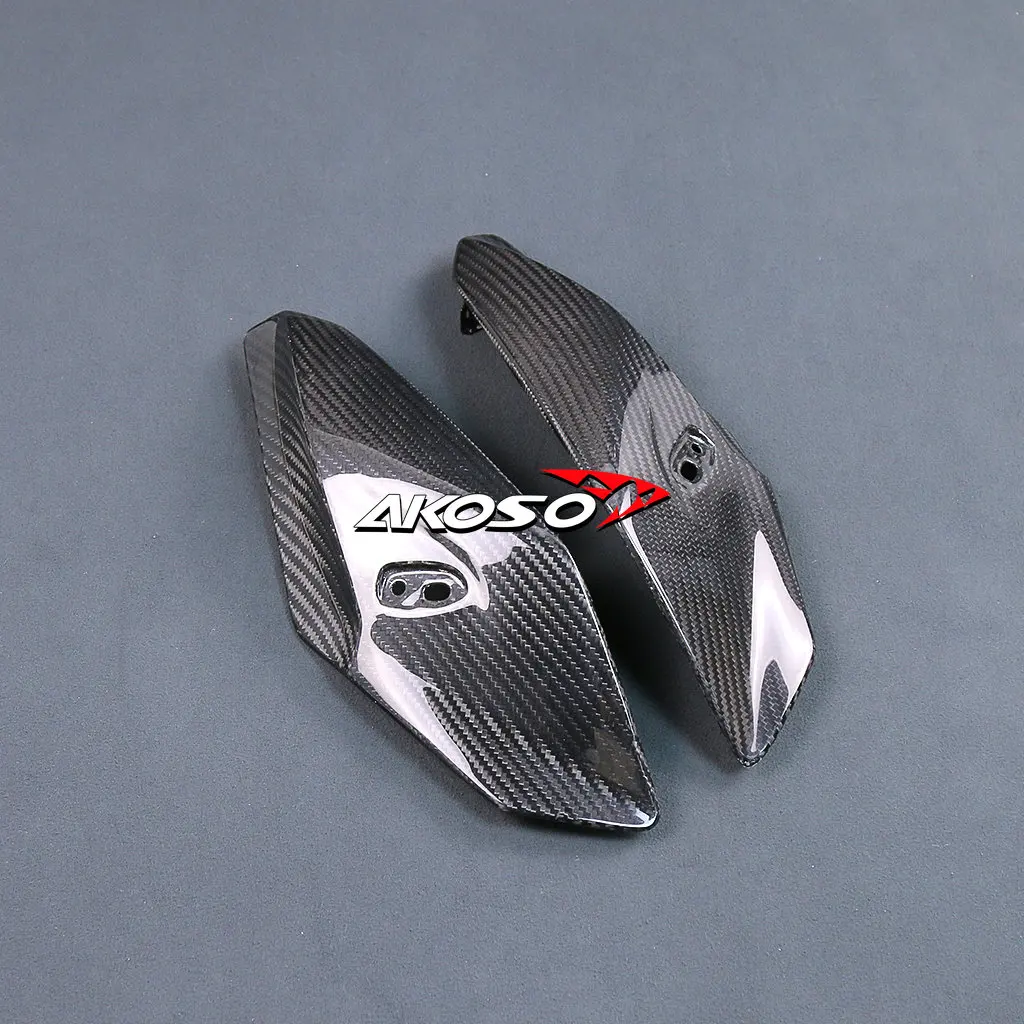 Боковые обтекатели для мотоцикла из чистого углеродного волокна 100% 3K комплект