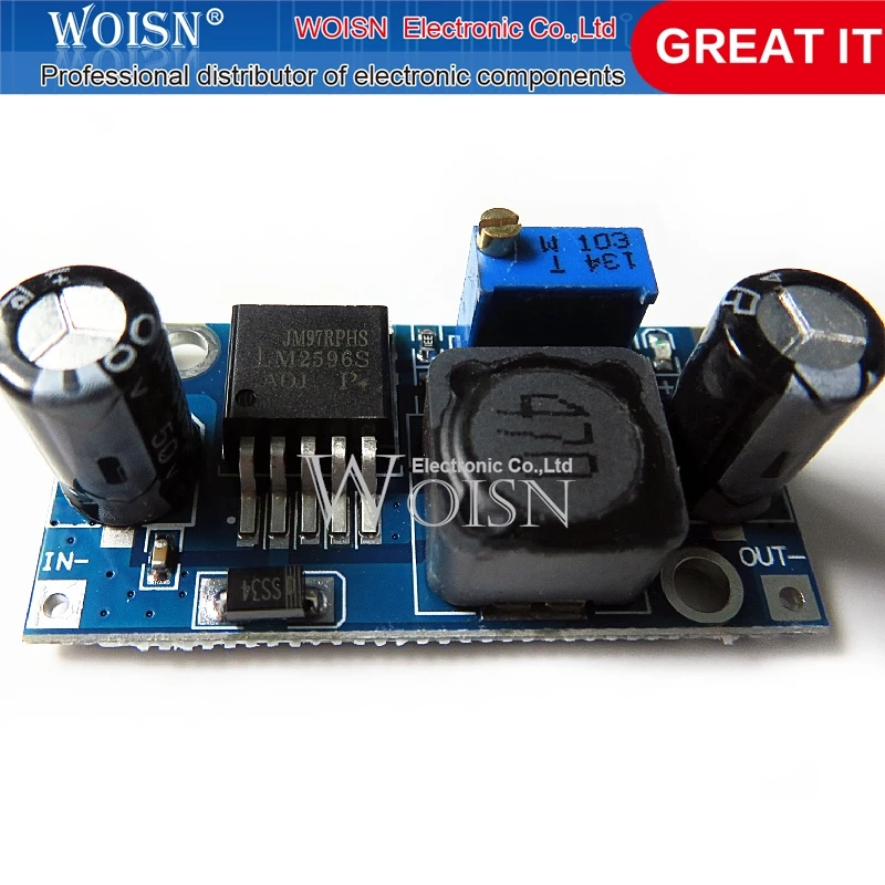 LM2596S-ADJ DCDC понижающий модуль питания 3A регулируемый регулятор напряжения от 24 В до
